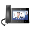 16 lines with up to 16 SIP accounts, Built-in 2 megapixel camera for video calling with privacy shutter, Runs on the Android 7.x  OS, Built-in Bluetooth for syncing with mobile devices and connecting Bluetooth headsets