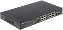 16-Port FE PoE+ 1-Port Gigabit Combo PoE Switch,  4K entry MAC address table, PoE Power 135W,  Supports Store-and-Forward