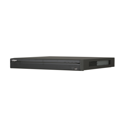 16CH NVR,  H.265+/H.265, Upto 12MP resolution Preview & Playback, 2 HDD upto 10 TB each,  Support IPC, UPnP, 16PoE ports, Video Out: HDMI/VGA, 3D intelligent positioning with Dahua PTZ camera, face detection, people counting,1-8 PoE Ports Support 800m ePoE & EoC