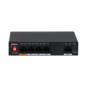 4-Port PoE Switch (Unmanaged), Layer two commercial switch, Supports anti-theft lock hole, RJ45 port supports 10/100Mbps self-adaptation,