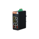 7-port Gigabit Industrial Switch with 4-port PoE (Managed) 250 m long-distance PoE transmission PoE Watchdog.