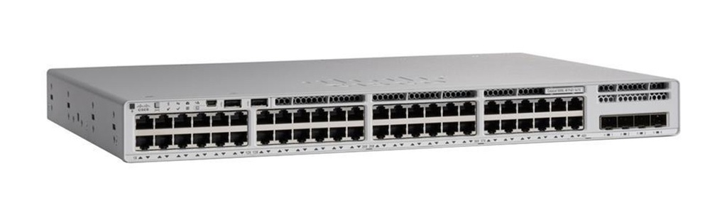 Catalyst 9200L 48-port  Partial PoE+, 4 x 10G, NW Essentials
