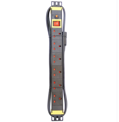 [SAFIX PDU6 WAY ALMUINIUM] SAFIX PDU 6 WAY UK 1.8 M STD Aluminum Type