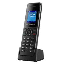 Supported by Grandstream's DP750 DECT Base Station, 5 DP720 handsets are supported by each DP750, Supports a range of 300 meters outdoors and 50 meters indoors from the DP750 base station