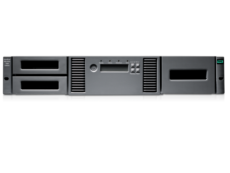 [AK379A] HPE StoreEver MSL2024 0-drive Tape Library