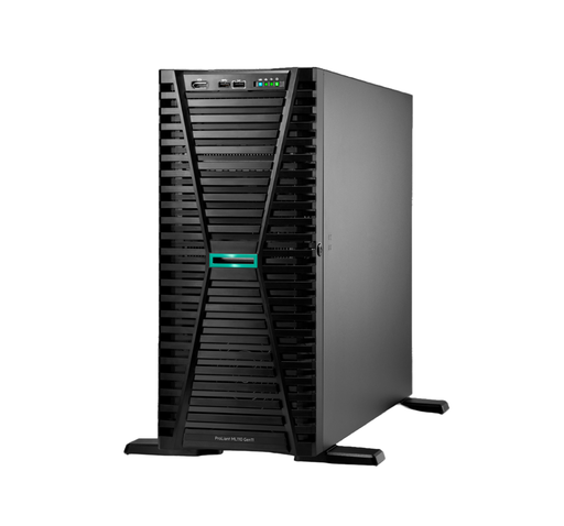 [P55639-421] HPE ProLiant ML110 Gen11 Intel Xeon-B 3408U 8-Core (1.80GHz 22.50MB) 32GB (1 x 32GB) PC5-4800B RDIMM 8 x Hot Plug 2.5in Small Form Factor Basic Carrier SATA No Optical 1000W 3 Year Next Business Day Warranty