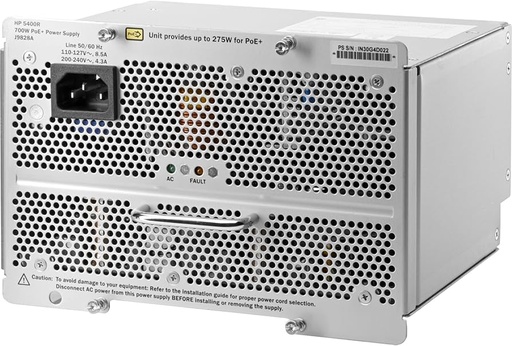 [J9828A] HPE Aruba Networking 5400R 700W PoE+ zl2 Power Supply
