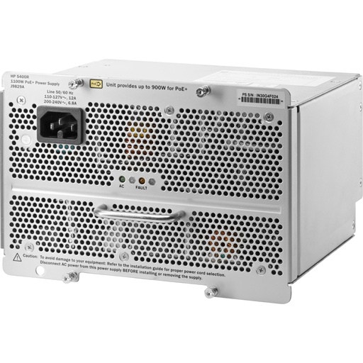 [J9829A] HPE Aruba Networking 5400R 1100W PoE+ zl2 Power Supply