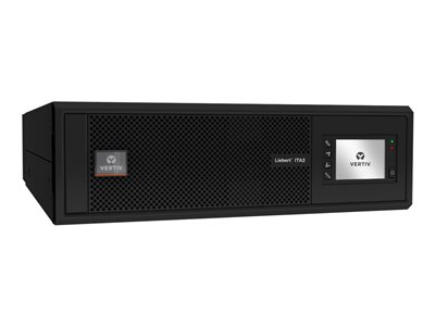 [ITAC10141000A00] Liebert ITA2 10kVA (3/3 or 3/1) Rack-UPS with POD and rail kit 30MIN autonomy with 4x 16x9Ah VRLA battery modules. Total 19U space