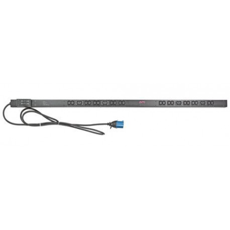 [AP7554] Rack PDU, Basic, ZeroU,16A, 230V, (20)C13 & (4)C19; IEC309, 10 ft Cord