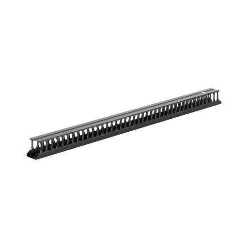 [HDWM-VMR-42-12/10F] Vertical Manager (Rack) with three section removeable cover, 41 fingers, front only, (HxWxD) 42Ux100x112mm, 10 velcro ties