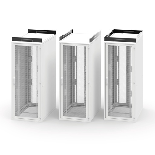 [CPW-TDL-EC] Top duct Light, set of two panels for ends, adjustable for rack depth 800 to 1200 mm, height 100 mm, black