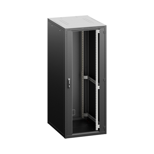 [RI7-42-80/100-H] 19" RI7 free-standing rack height 42U, width 800 mm, depth 1000 mm, Color: RAL9005 (black)