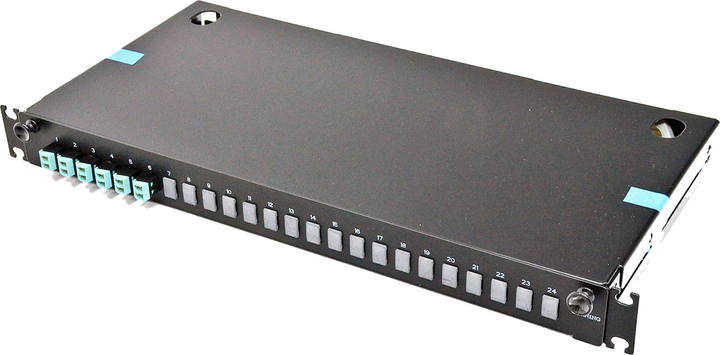 [LAN1-12AD-PGTL-B] CORNING LANscape® Fiber Housing 06 LCDUP MM PGTL OM3