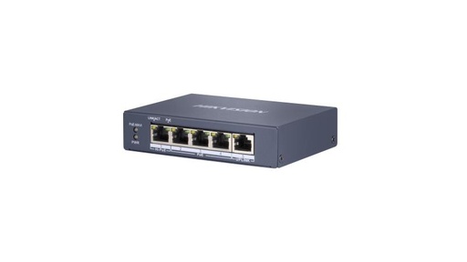 [DS-3E0505HP-E(O-STD)] 4 Port Gigabit Unmanaged POE Switch