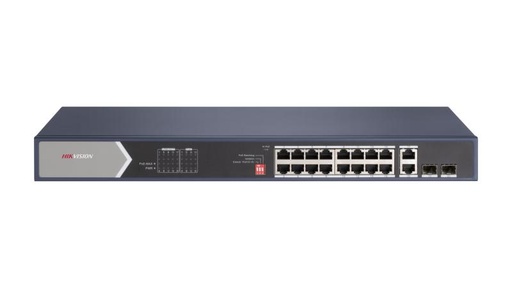 [DS-3E0520HP-E(O-STD)] 16 Port Gigabit Unmanaged POE Switch