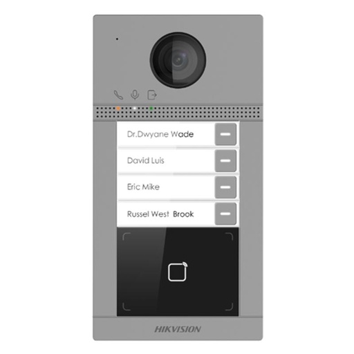 [DS-KV8413-WME1(C)(O-STD)] 4 Buttons Metal Villa Door Station