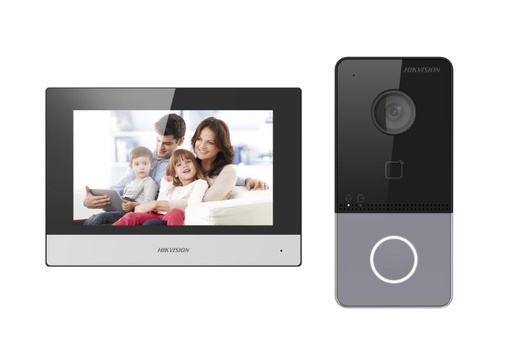 [DS-KIS603-P(C)(O-STD)] IP Video Intercom Kit
