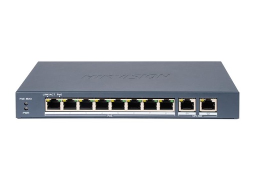 [DS-3E1310P-EI(O-STD)(B)] 8 Port Fast Ethernet Smart POE Switch