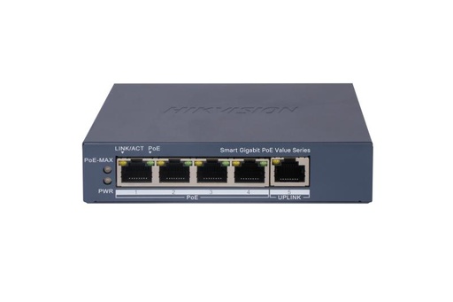 [DS-3E1505P-EI/M(O-STD)] 4 Port Gigabit Smart POE Switch