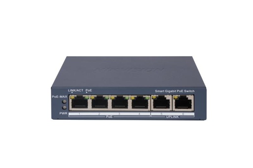 [DS-3E1506P-EI(O-STD)] 4 Port Gigabit Smart POE Switch