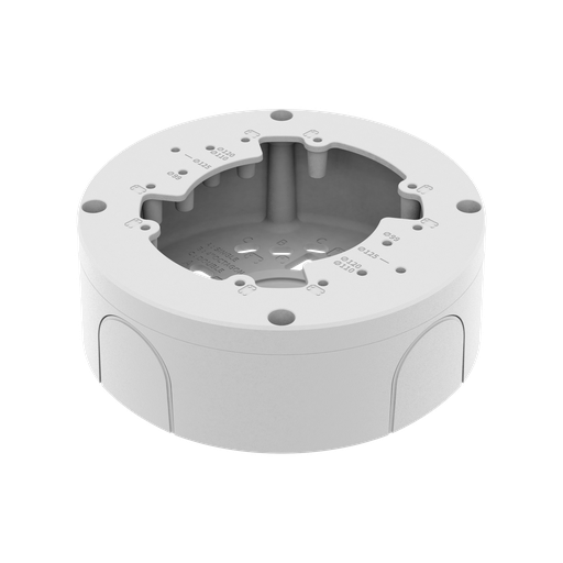 [SBV-140BW] Back box for dome cameras. Compatible with: QNV-C8083R/C9083R, QNV-C8011R/C8012/C9011R, QND-6011/6021, QND-8011/8021, QND-6012R/6022R/6082R, QND-7012R/7022R/7082R, QNE-8011R/8021R 