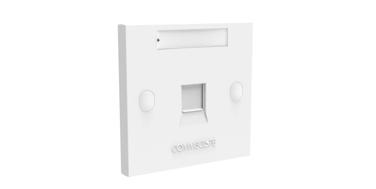 [760249249] FPS-BS-1P-W, 1 PORT SHUTTERED WHITE
