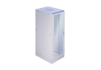 [R831688] 19'' RACK, 800X1000X42U, WITH 2 SIDE PANEL (REMOVABLE) AND ONE SINGLE FRONT DOOR (75% PERFORATION) WITH KEY, ONE DOUBLE REAR DOOR (75% PERFORATION), 4 ADJUSTABLE FEET - BLACK - LOADING CAPACITY 1000 KG