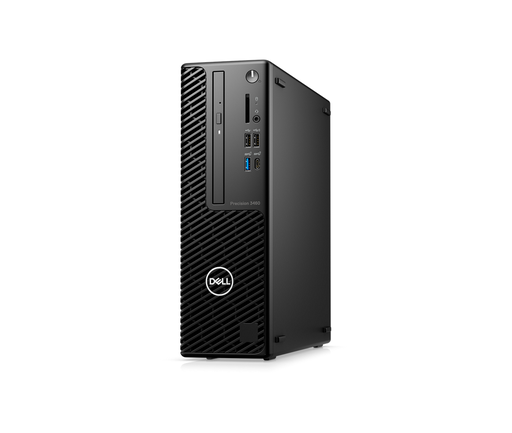 [ Precision 3460 SFF] Up to 14th Gen Intel® Core™ i9, 16 Core (8P+8E), 65W, NVIDIA & AMD Pro graphics (75W), (3) M.2 PCIe SSD slots, (2) PCIe expansion slots, up to 20TB storage, RAID support, up to 64GB of 5600MHz RAM (DDR5), ECC optional.