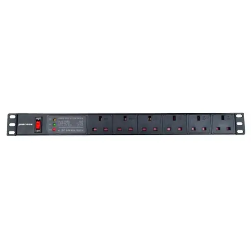[PDU-UK-06]  PDU, 6 Way Power Distribution Unit, UK