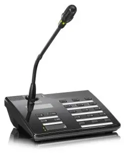 [PVA-15CST] Call station Call station for the PAVIRO system; has gooseneck microphone with pop shield and permanent monitoring. 