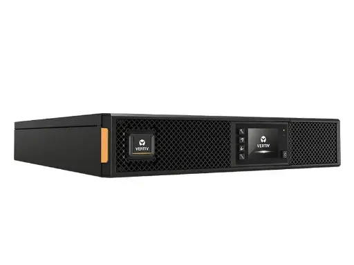 [GXT5-3000IRT2UXL] Vertiv Liebert GXT5 1ph UPS, 3kVA, input plug IEC C20 inlet, 2U, output – 230V, output socket groups (6)C13 & (1)C19, rackmount kit, 3-year warranty