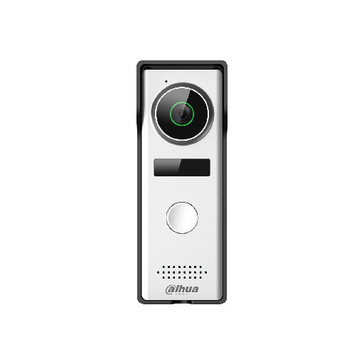 [VTO1000J] 1.3mp, Video intercom function: Unlock, voice call, video call and volume adjustment,  Multiple bell sounds, Supports digital wide dynamic range (DWDR), Mechanical button
· Metallic appearance, IP66