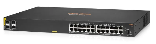 [JL677A] HPE Aruba Networking CX 6300M 24-port SFP+ and 4-port SFP56 Switch +ArubaX371 12VDC 250W PS.