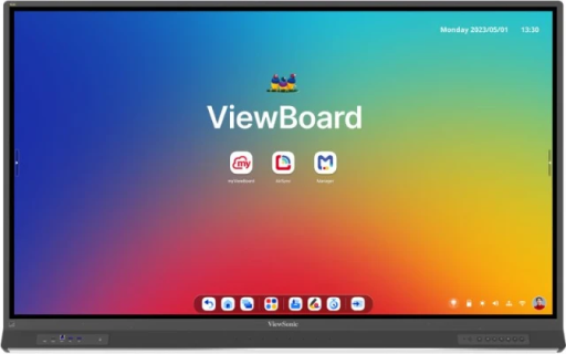 [IFP8653] - 86"4k UHD IFP Panel, 8GB/128GB, Android 13, Slim IR, Dual Pen - NFC log-in, 8 array mic, front HDMI/Type-C, 16W x 2 + 20W subwoofer