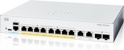 [C1200-8FP-2G] Catalyst 1200 8-port GE, Full PoE, 2x1G Combo
