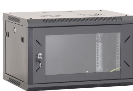 [B-6U600X400-WMO] BNET OUTDOOR IP55 WALL CABINET 6U 600X400 WITH 2 FAN, 2 DIN RAIL, GREY 7035 - Model : B-6U600X400- WMO