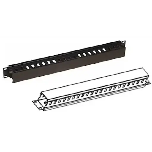[4000699] 1U Cable Mangment  with Cover.						
