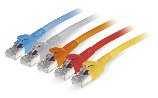 [653508] "Cat 6 Patch Cord Sheilded, FRNC/LS0H Sheath ,Grey Color, 1Meter"						