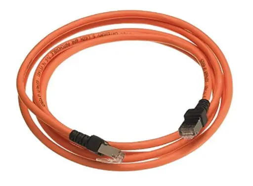 [N10G.P1B010OK] LANmark-10G Patch Cord Cat 6A Screened LSZH 1m Orange 
