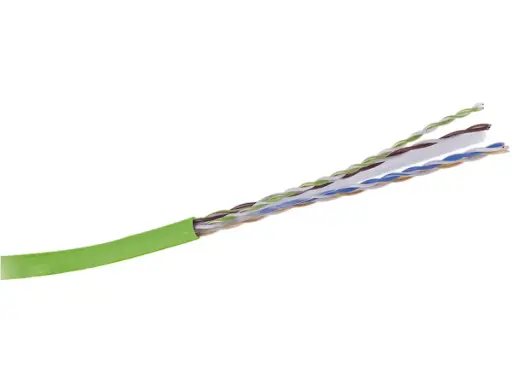 [DE010024342] Everon™ Copper Datacom U/UTP 450/24, Category 6, LSZH™/FRNC, Dca 4P, Green