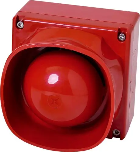 [FNM-420-B-RD] Signaling device, Addressable, Acoustic signaling, Sounder, Outdoor, Wall, Surface-mount,