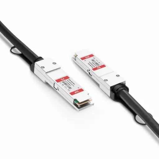 [FN-CABLE-QSFP28- 3] 100GE QSFP28 Passive Direct Attach Cable, 3m 100 GE QSFP28 passive direct attach cable, 3m, 0°C to 70°C, transceivers included, for systems with QSFP28 slots