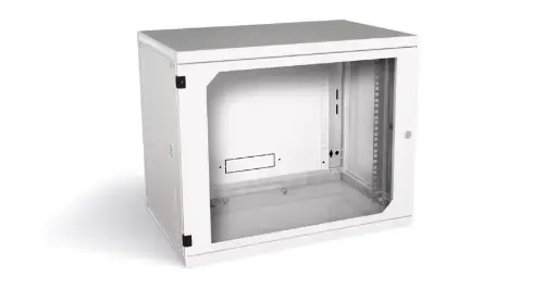 [53125884] Datwyler 9U Wall Mounted cabinet 600 x 600mm with accessories (1x6way pdu & 1pcs shleves) P/N. 4001202 