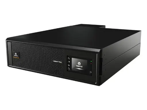 [ITAC20180000A00] Liebert ITA2 20kVA (3/3 or 3/1) Rack-UPS WITHOUT POD and WITH rail kit 30MIN autonomy with 8x 16x9Ah VRLA battery modules. Total 27U space 