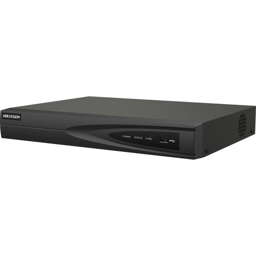 [DS-7616NI-K1(D)] 160Mbps Bit Rate Input Max (up to 16-ch IP video), 1 SATA interface, standalone 1U case