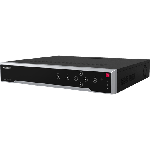[DS-7732NI-M4] 320Mbps Bit Rate Input Max(up to 32-ch IP video), 32x2MP decoding capability, 4 SATA Interfaces, 2 HDMI ouputs(up to 8K),1 eSATA,alarm I/O: 16/9, 1.5U case,19"