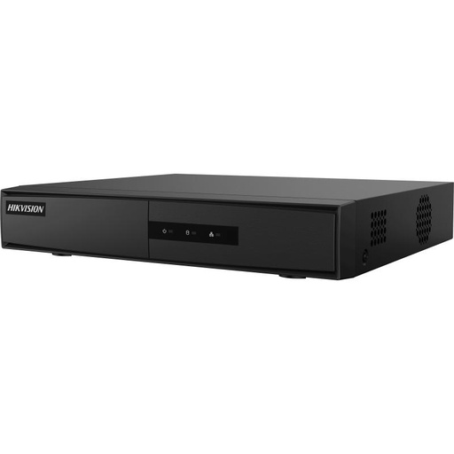 [DS-7104NI-Q1/4P/M(D)] 40Mbps Bit Rate Input Max (up to 4-ch IP video) 1 SATA interface, 4 independent PoE network interfaces, mini 1U case(Metal)