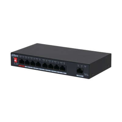 [PFS3009-8ET-96] 8-Port Fast Ethernet PoE Switch, Supports IEEE802.3, IEEE802.3u and IEEE802.3X standards, Support PoE, PoE+, Hi-PoE
