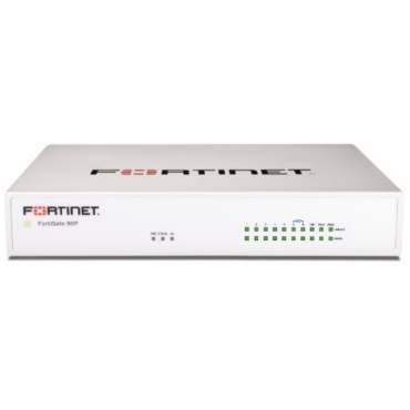 [FG-61F] FortiGate-61F 10 x GE RJ45 ports (including 2 x WAN Ports, 1 x DMZ Port, 7 x Internal Ports), 128GB SSD onboard storage.